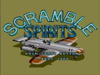 une photo d'Ã©cran de Scramble Spirits sur Sega Master System